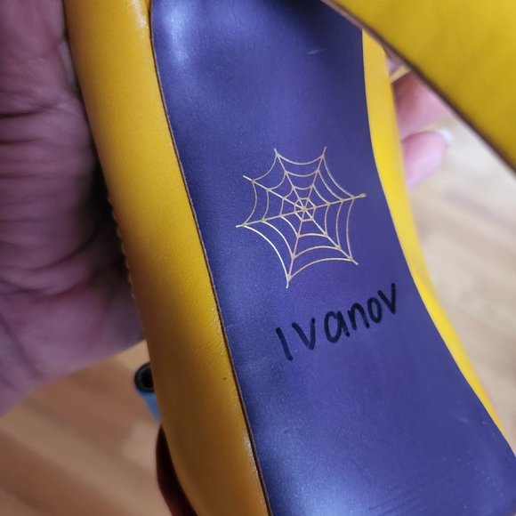 Super cute & colorful Mojo Moxy Open Toe Pumps - Size 7M - Picture 7 of 7